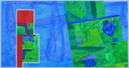 Barbara B�tikofer: Richtungsentscheidung, 40 x 75 cm