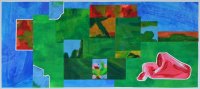 Barbara B�tikofer: Goethes Traum, 40 x 90 cm